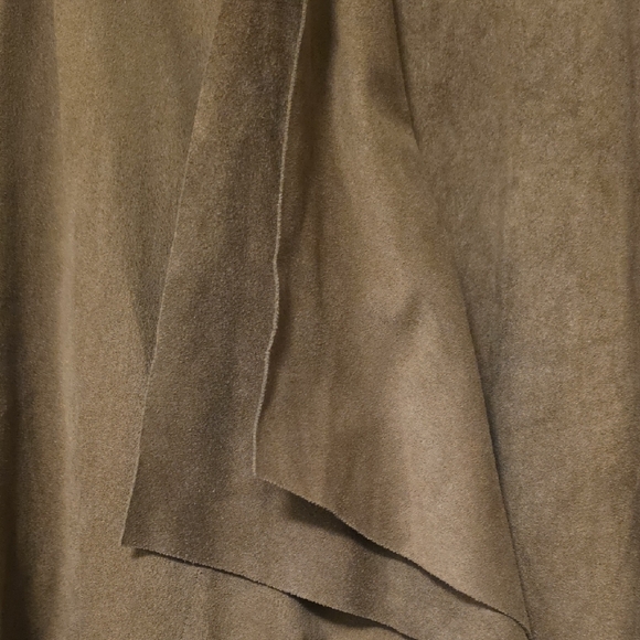 Torrid Tan Draped Open Front Jacket - Picture 3 of 4